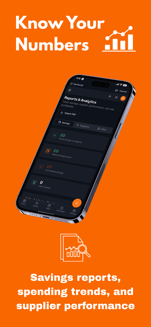 Build Hive — Construction Procurement Platform mobile app 8