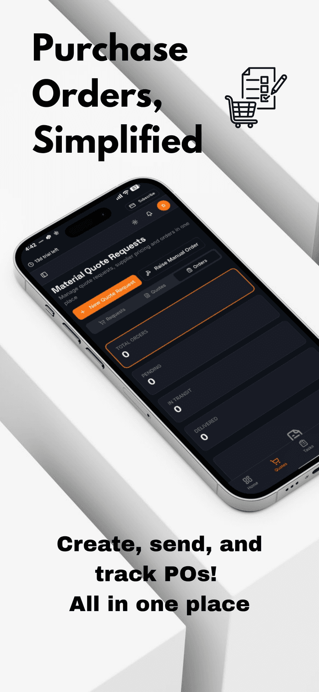 Build Hive — Construction Procurement Platform mobile app 4