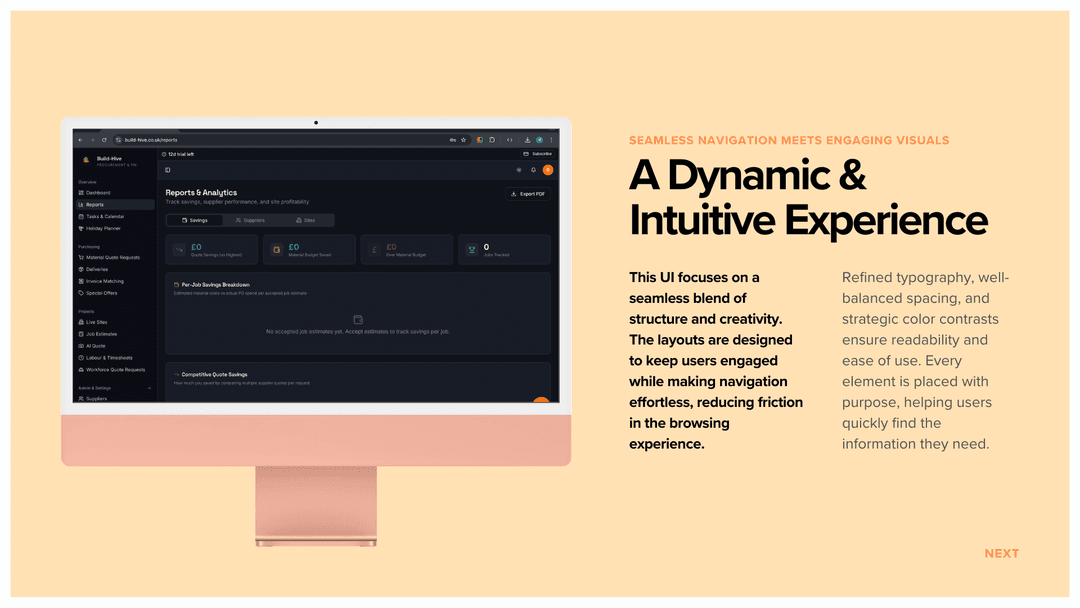 Build Hive — Construction Procurement Platform web platform 6